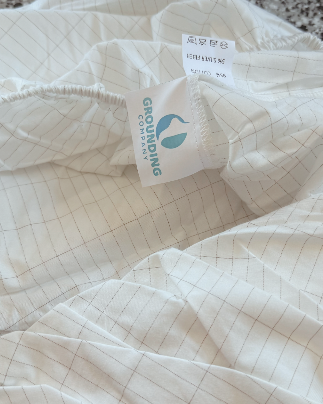 Premium Grounding Fitted Bed Sheet - White