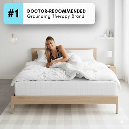 Premium Grounding Fitted Bed Sheet - White