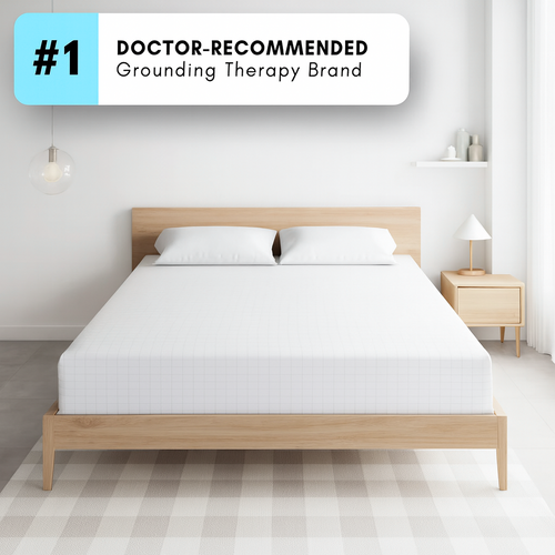 Premium Grounding Fitted Bed Sheet - White